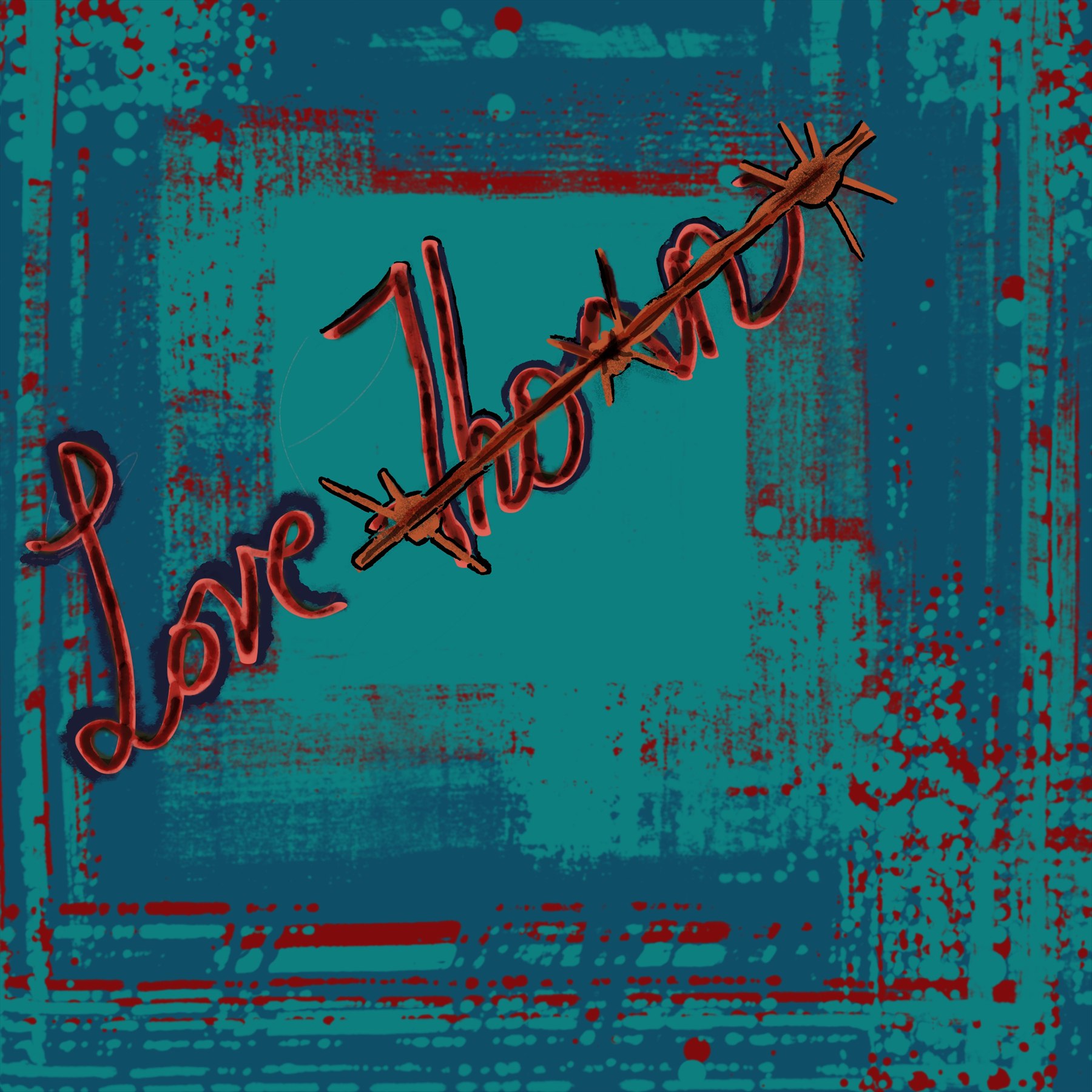 Love Study (Title Pending), Lettering / Texture by Robert Marleton.