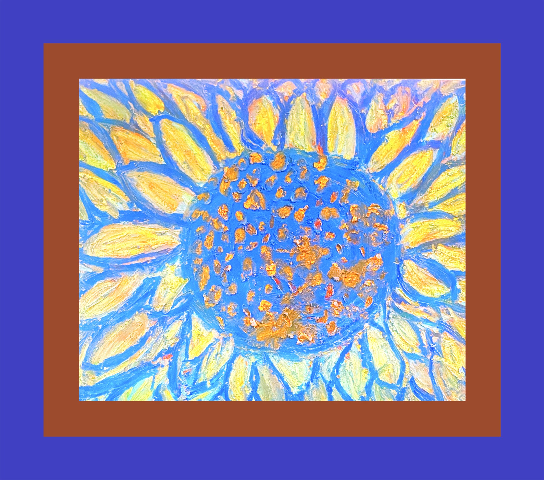 Sunflower Mandala, Digital Pattern by Robert Marleton.