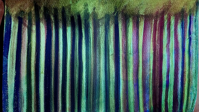 Rainline Study, Texture / Ink Study by Robert Marleton.